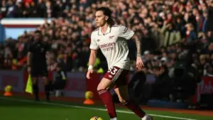 Arsenal Bidik Kemenangan Atas Manchester United, Riccardo Calafiori Berpacu dengan Waktu Jelang Laga