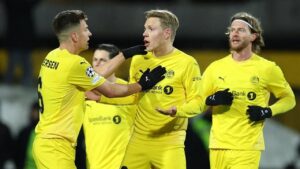 Bodo/Glimt Sikat Manchester City 3-1, Kasper Hogh dan Jens Hauge Tampil Gemilang di Aspmyra
