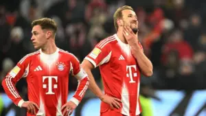 Hasil Bundesliga: Bayern Munich Tumbang 1-2 dari Augsburg, Rekor Tak Terkalahkan Die Roten Resmi Terhenti