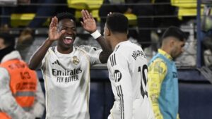 Real Madrid Tekuk Villarreal 2-0, Brace Kylian Mbappe Bawa El Real ke Puncak Klasemen LaLiga