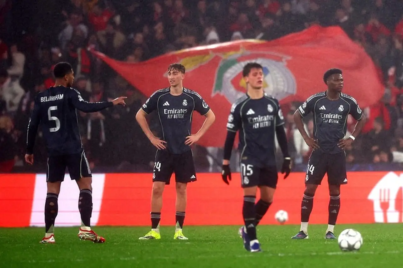 Real Madrid Tumbang Dramatis 2-4 dari Benfica, Bellingham Sebut Los Blancos Tampil Buruk