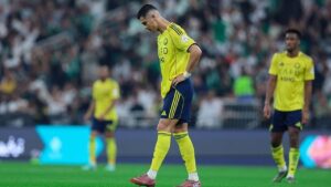 Ronaldo Kecewaan Kebijakan Transfer PIF, Al Nassr Sikat Al Riyadh 1-0 di Saudi Pro League